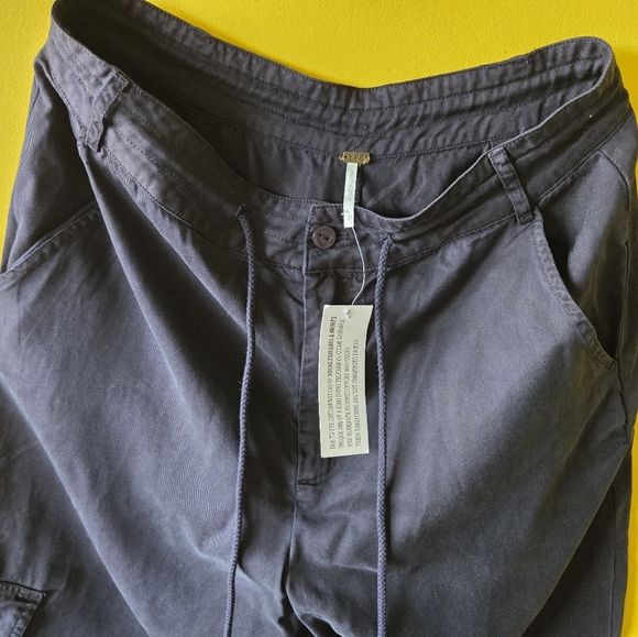 Young Fabulous & Broke (YFB)Women's Size M Blue CargoParachute Pants NEW - Picture 4 of 11